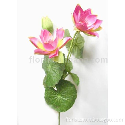 Sm.Lotus x 3 artificial flower